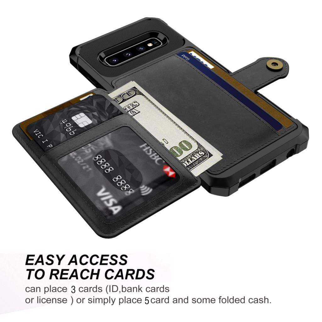 Frendorf | Magnetische Leder-Brieftaschenhülle für Samsung Galaxy A