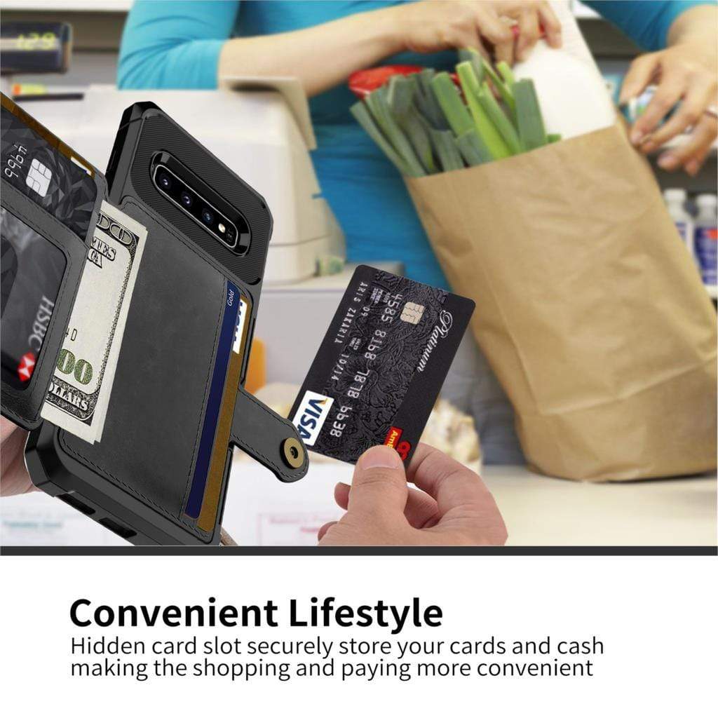 Frendorf | Magnetische Leder-Brieftaschenhülle für Samsung Galaxy A
