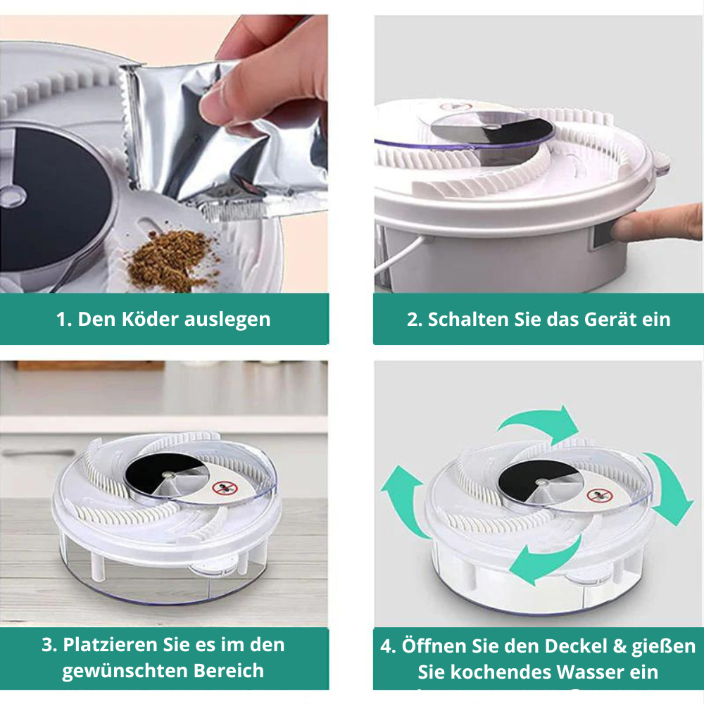 Frendorf | FliegenFrei - Die Weltbeste Fliegenfalle (Silent Fly Trap)