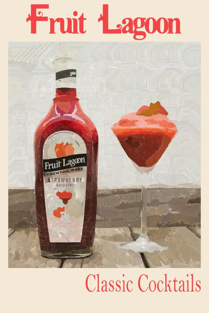 Frendorf | Fruit Lagoon - Klassische Cocktails Wandkunst