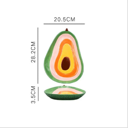 Obst Formen Keramische Salatteller