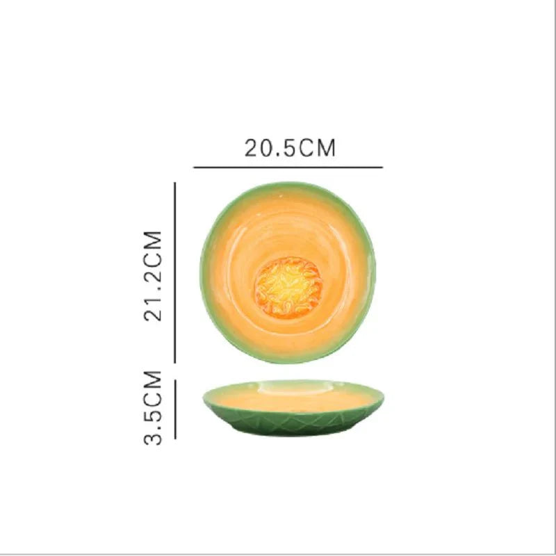 Obst Formen Keramische Salatteller