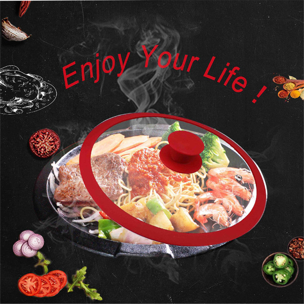 Frendorf | Bratpfanne mit Deckel Multifunktionaler Glasdeckel Wokpfannendeckel