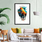 Frendorf | Majestätische Bison Aquarell Wandkunst
