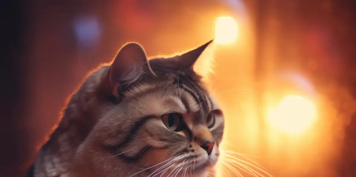 Frendorf | Lustige Katze Pepperoni Pizza Wandkunst