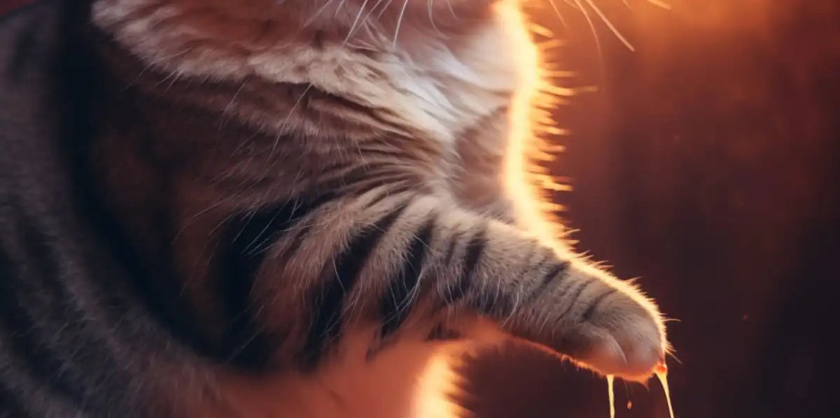 Frendorf | Lustige Katze Pepperoni Pizza Wandkunst