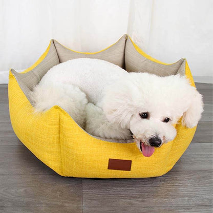 Crown Shape Haustierbett Gemütliches Katzen- und Hundebett