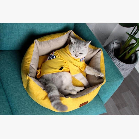 Crown Shape Haustierbett Gemütliches Katzen- und Hundebett