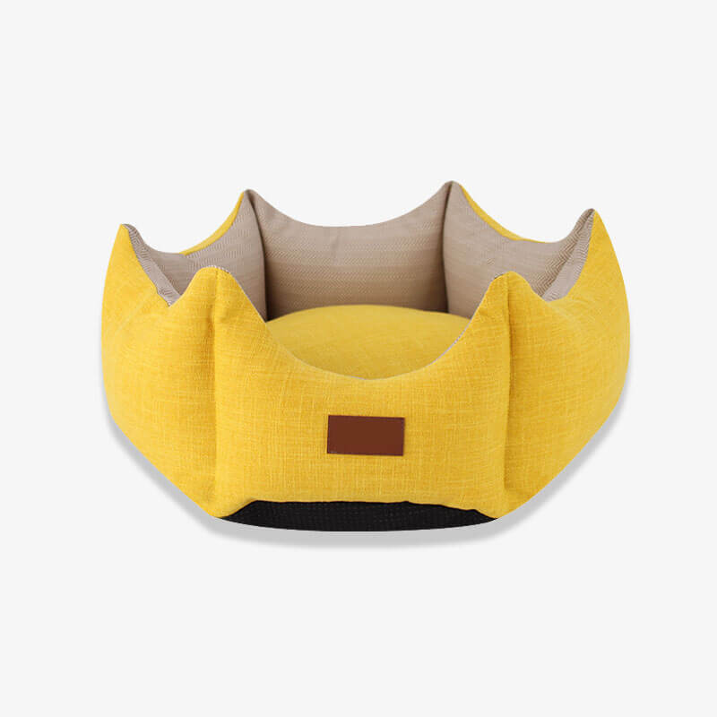 Crown Shape Haustierbett Gemütliches Katzen- und Hundebett