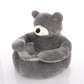 Süßes abnehmbares Kuschelbär-Katzenbett