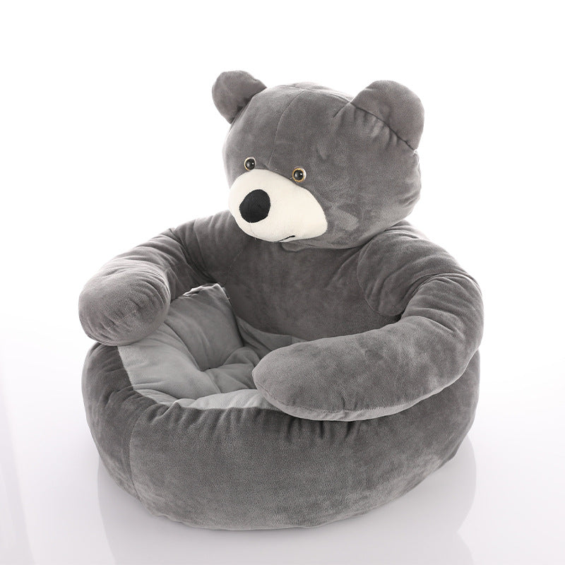 Süßes abnehmbares Kuschelbär-Katzenbett