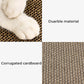 DIY Pappkarton Lustiges Muster Katzen Kratzbrett Katzenhaus