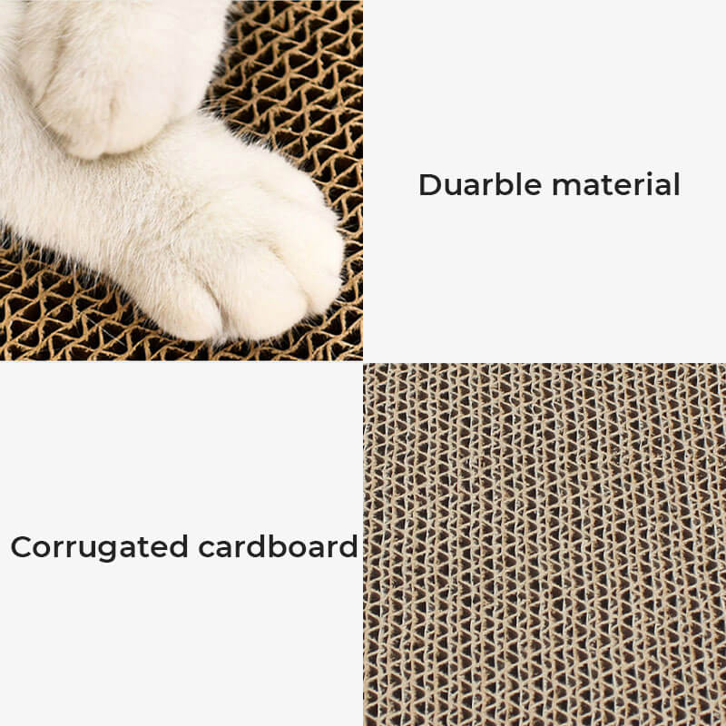 DIY Pappkarton Lustiges Muster Katzen Kratzbrett Katzenhaus