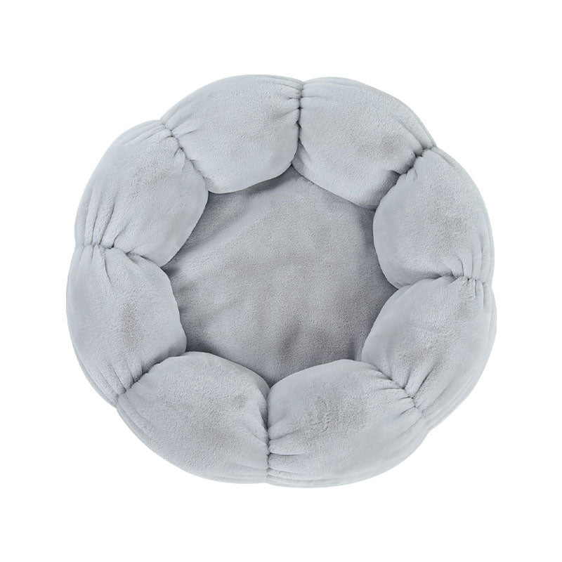 Tiefschlafende Blumenform Katzenbett