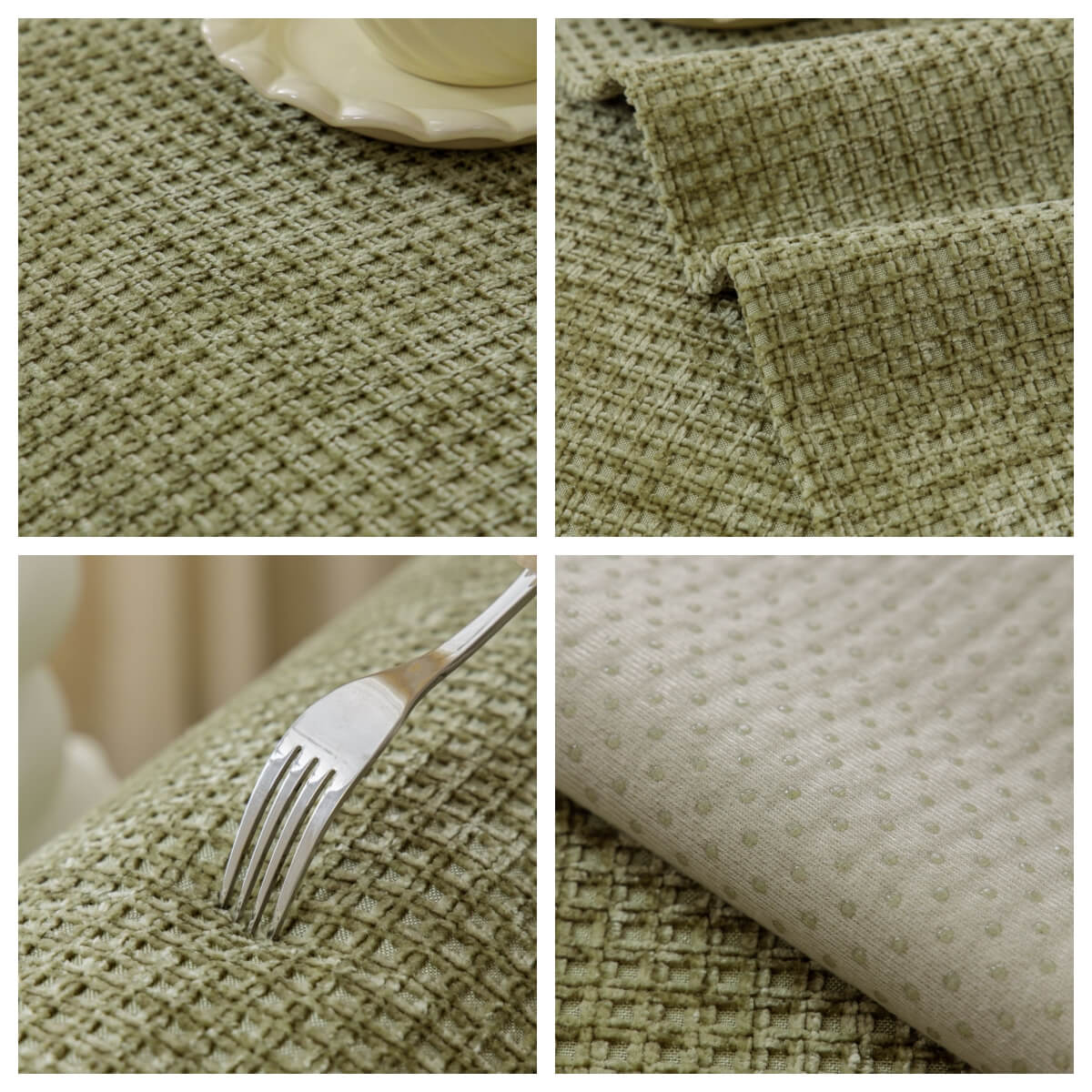 Delicate Waffle Chenille Fabric Möbel-Schutz Sofa-Bezug