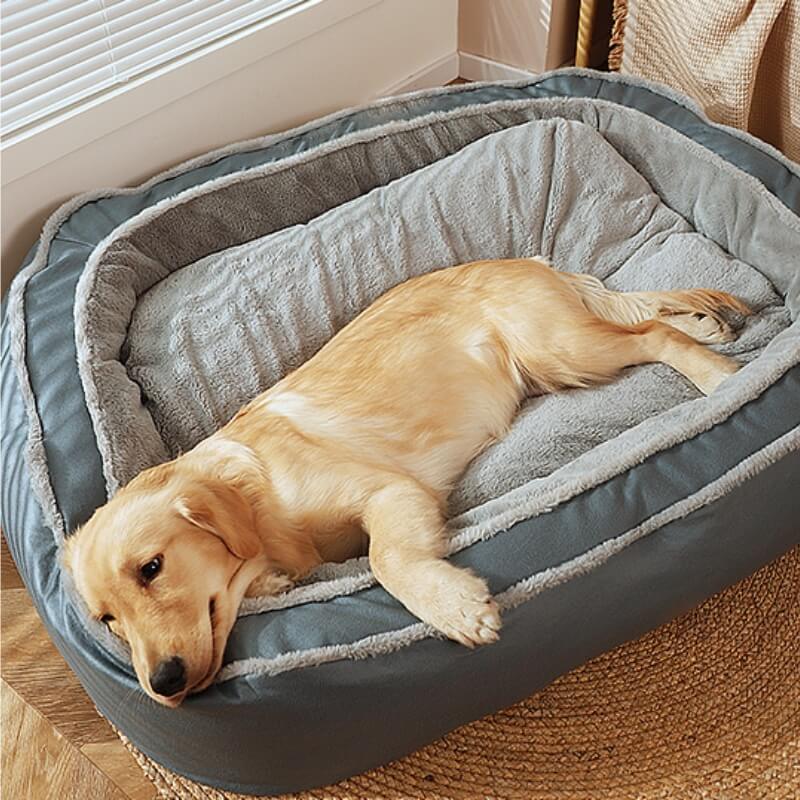 Bettdecke - Großes Warmes Tiefschlaf Orthopädisches Hundebett