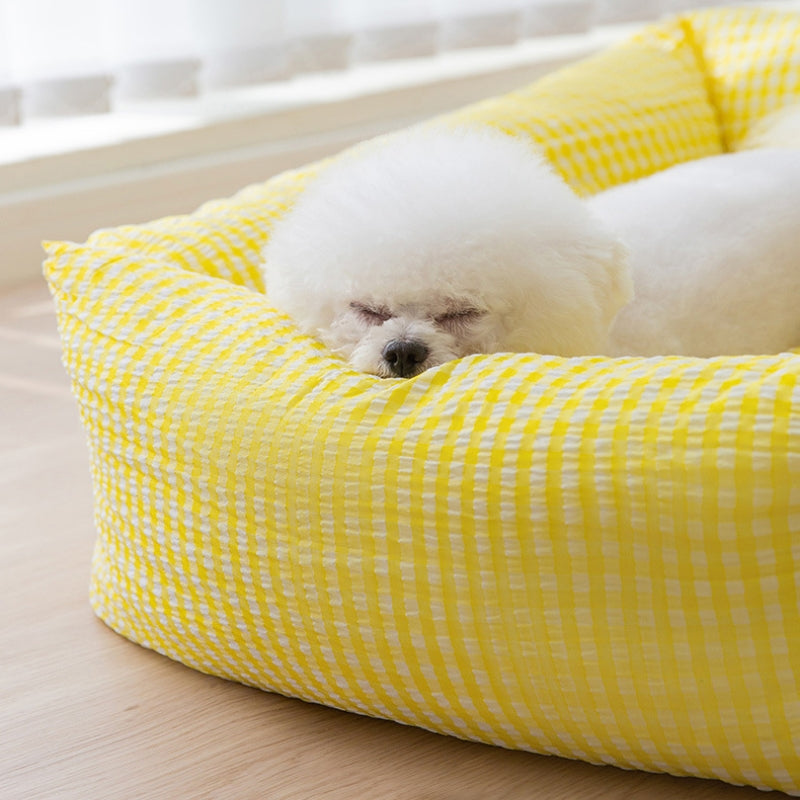 Rechteckiges waschbares Hundebett atmungsaktives Haustierbett