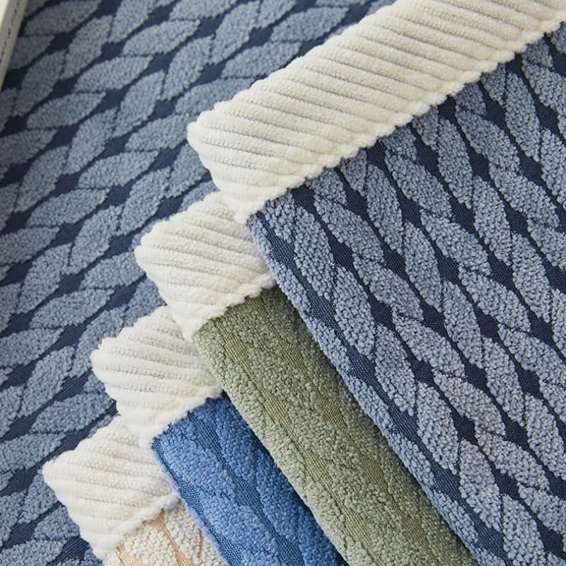 Weizenährenmuster Chenille Anti-Kratzer Couchüberwurf