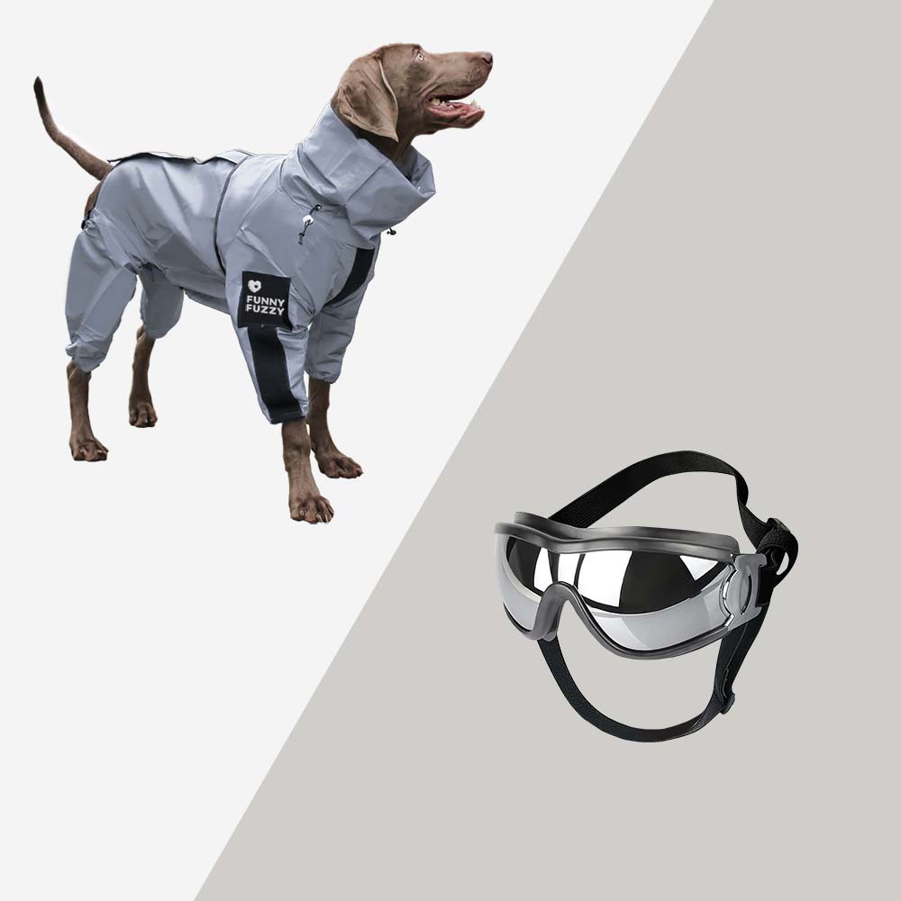 Reflektierender Allwetter wasserdichter cooler Hundezubehör Regenmantel