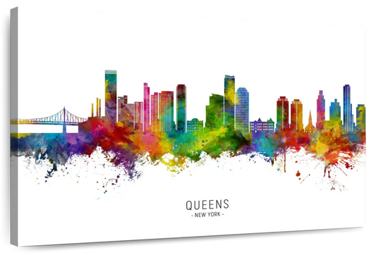 Frendorf | Queens New York Skyline I Wandkunst