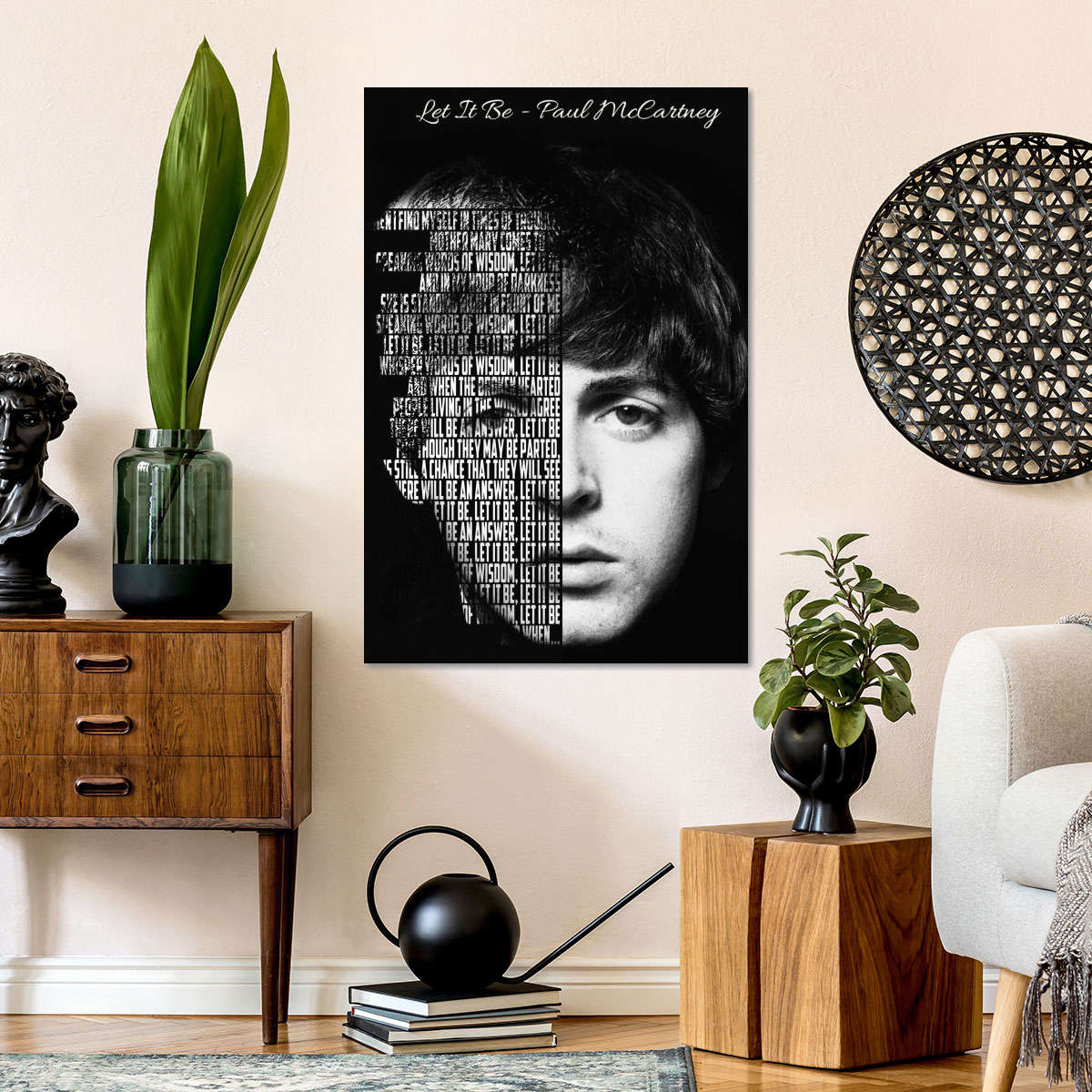 Frendorf | Lass es sein - Paul McCartney Wandkunst