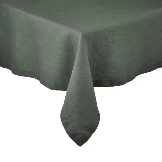 Frendorf | 100% Baumwolle Pastoral Tischläufer – 50x300cm, Grün, weich & langlebig, Landhaus Esszimmer Dekor, rustikaler Boho-Stil, maschinenwaschbar, perfekt für Zuhause, Hochzeiten, Partys & Feiertagsdekorationen