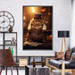 Frendorf | Fat Cat Zeitung lesende Wandkunst