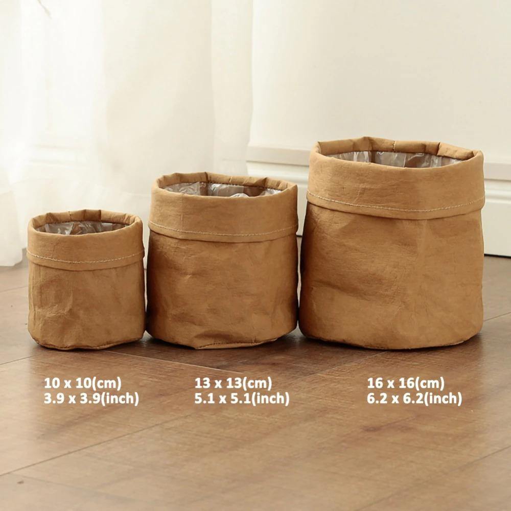 Frendorf | EcoBag Planter Tasche | Wasserdicht & Nachhaltig | Pflanzentasche aus Papier | Umweltfreundlich & Stilvoll