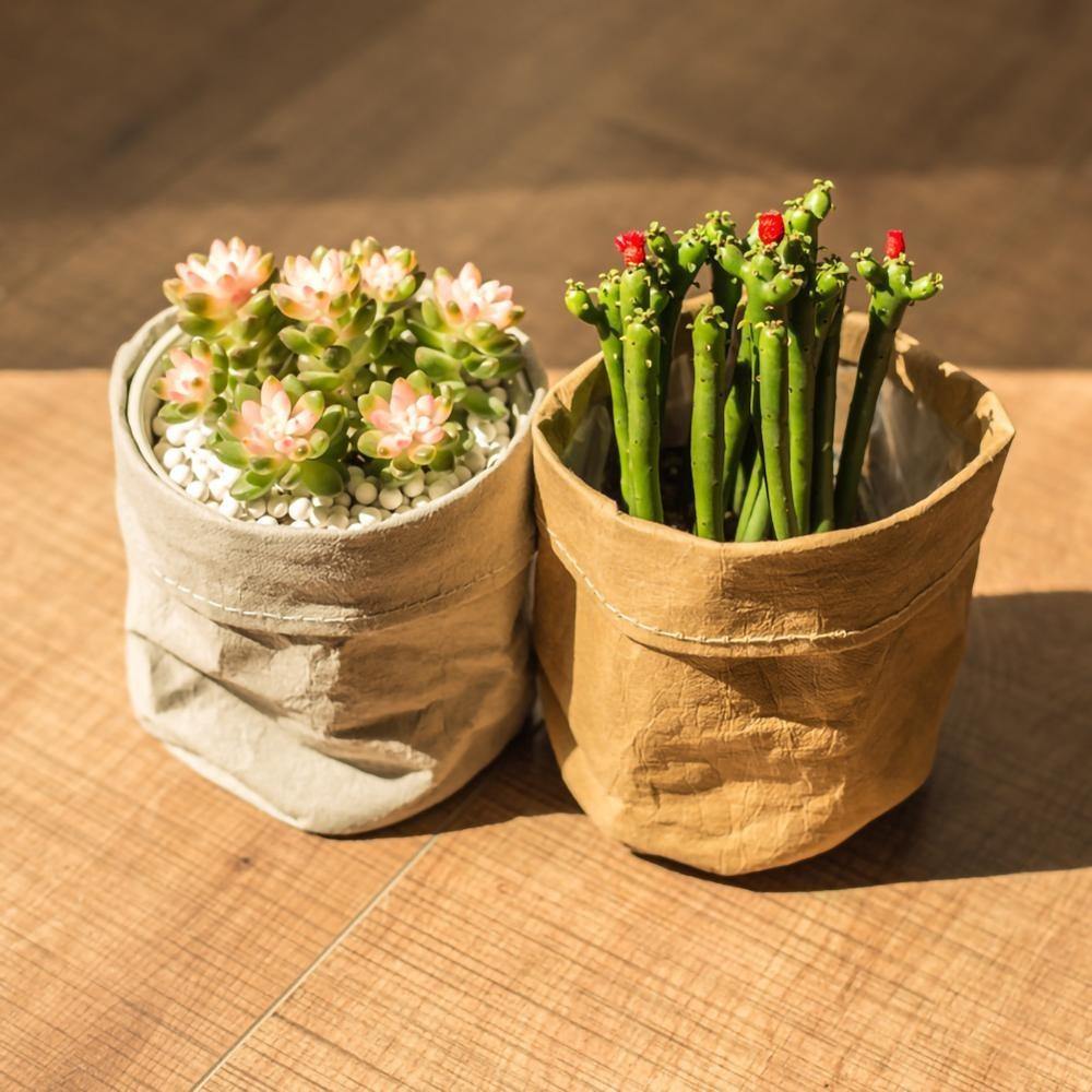 Frendorf | EcoBag Planter Tasche | Wasserdicht & Nachhaltig | Pflanzentasche aus Papier | Umweltfreundlich & Stilvoll