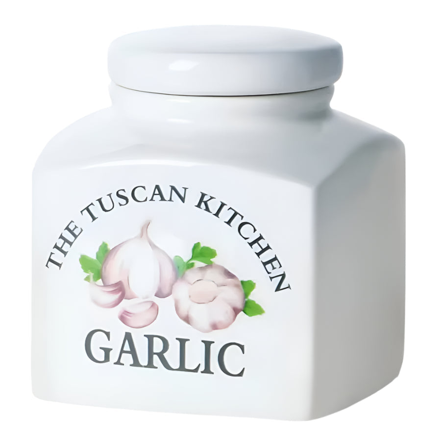 Frendorf | Tuscan Kitchen Porzellan Quadrat 500ml Knoblauchbehälter