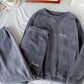 Frendorf | Winter-Pyjama-Set aus weichem Samt
