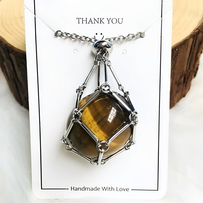 Frendorf | Kette mit Kristallhalter Anhänger – CrystalGuard