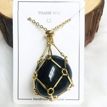 Frendorf | Kette mit Kristallhalter Anhänger – CrystalGuard