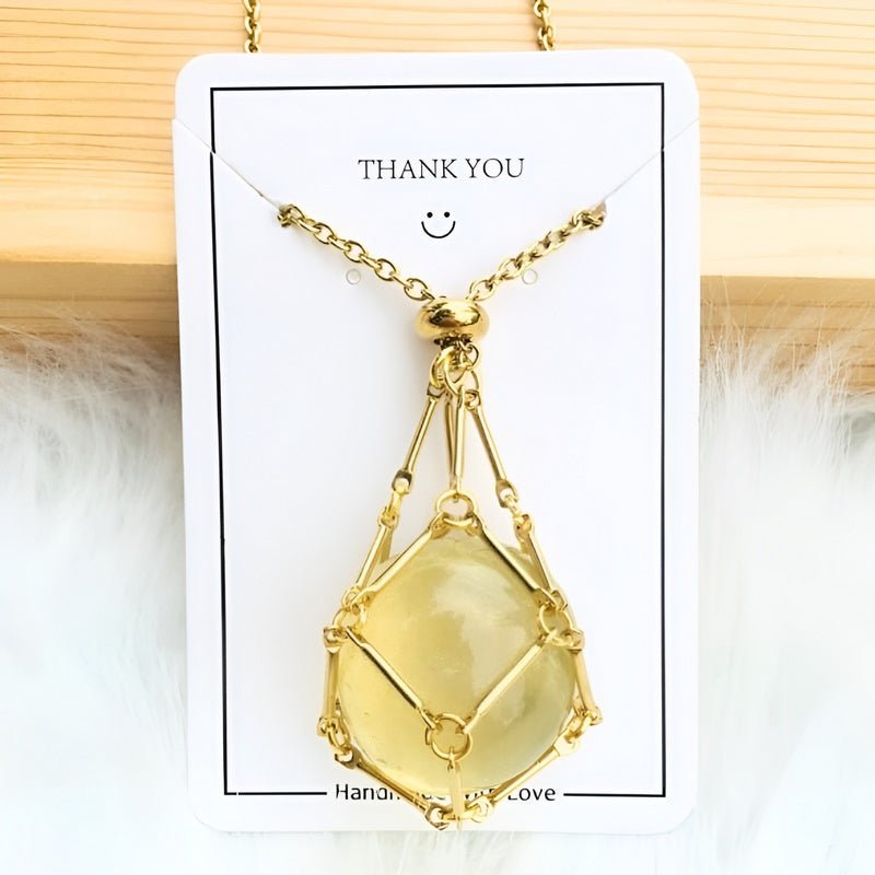 Frendorf | Kette mit Kristallhalter Anhänger – CrystalGuard