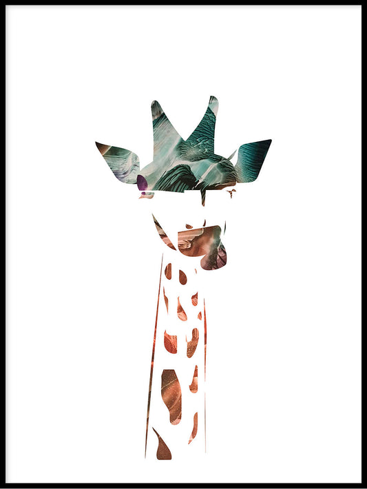 Giraffe, Sonnenuntergang