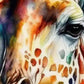 Frendorf | Giraffe Aquarell Wandkunst