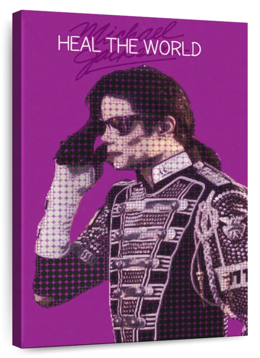 Frendorf | Heal The World Poster Musik Minimalistische Wandkunst