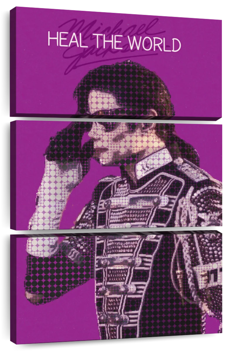 Frendorf | Heal The World Poster Musik Minimalistische Wandkunst