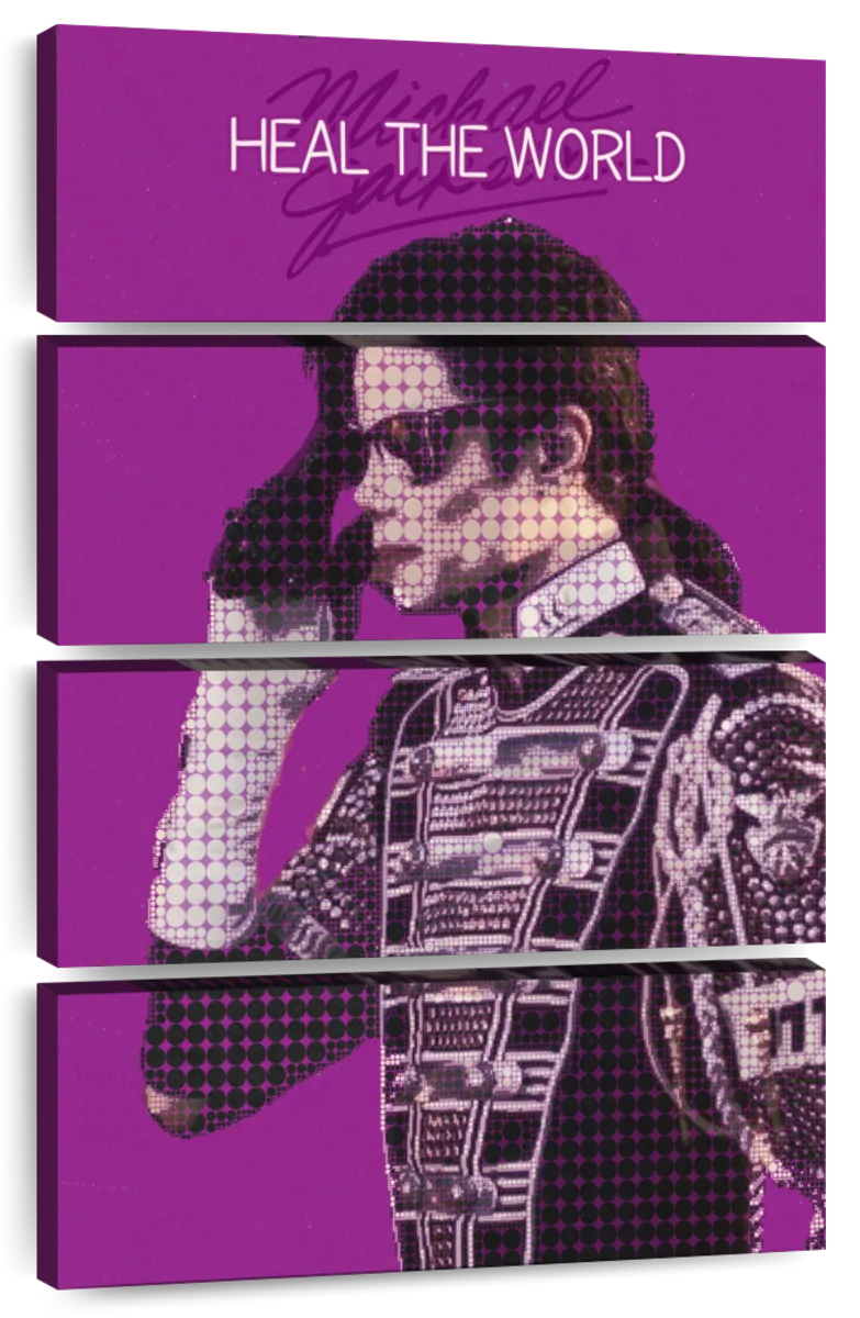 Frendorf | Heal The World Poster Musik Minimalistische Wandkunst