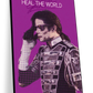 Frendorf | Heal The World Poster Musik Minimalistische Wandkunst