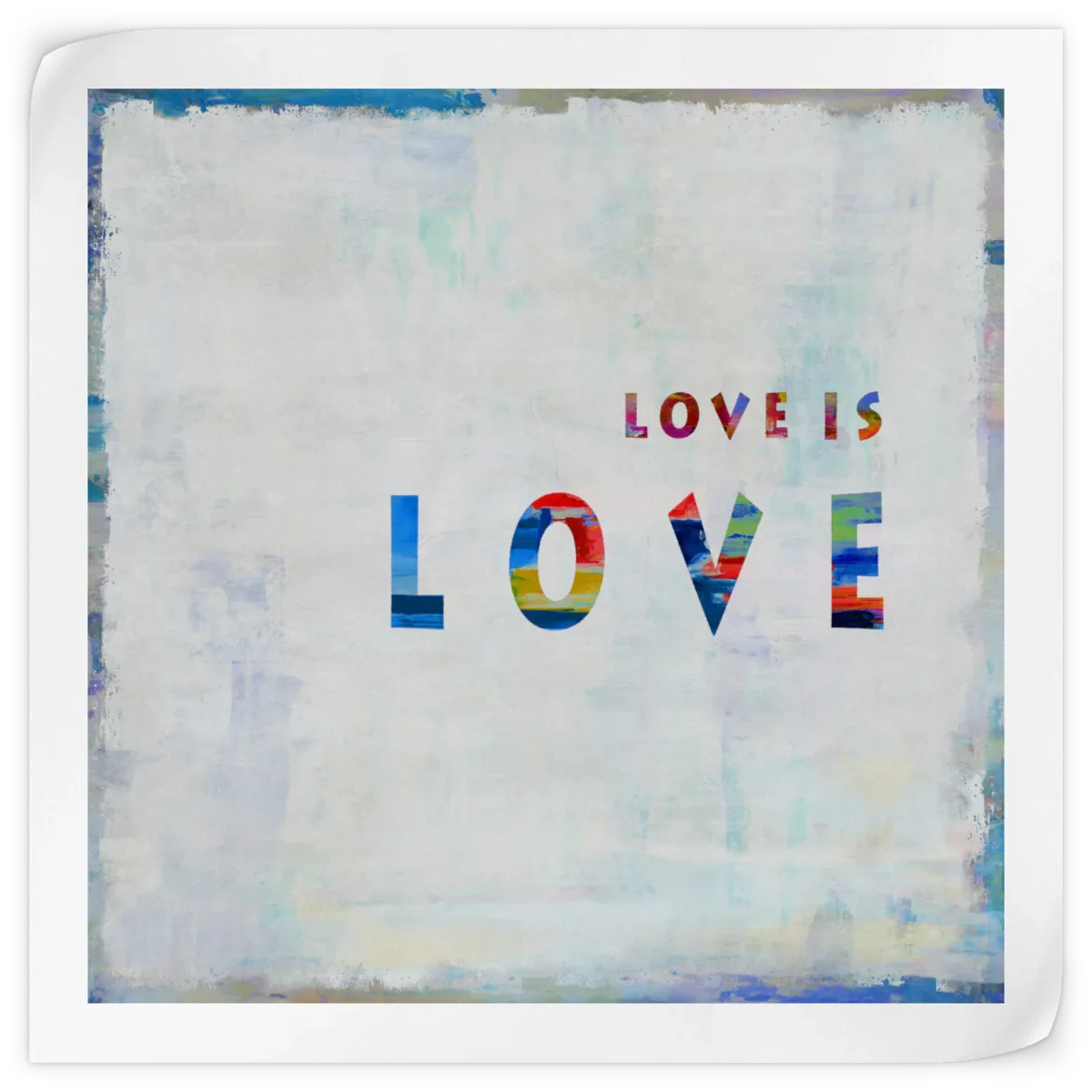 Frendorf | Love Is Love In Color Wandkunst