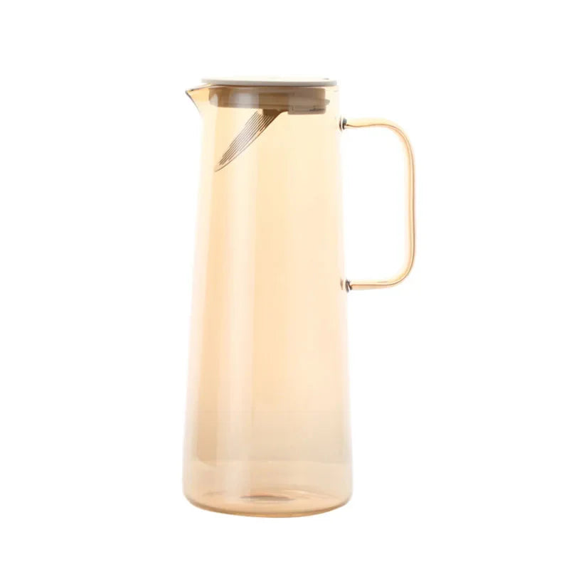 Glaskanne mit Deckel Easy Clean Hitzebeständige Glaswasserkrug