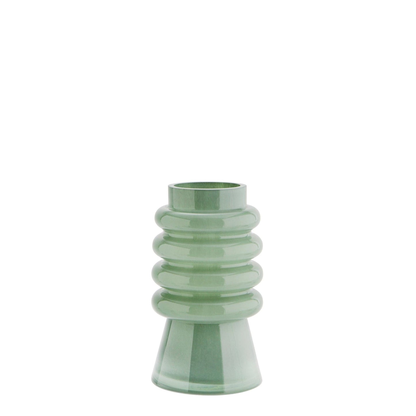 Frendorf | BloomStack – Elegante Rippblumenvaase mit erweitertem Fuß