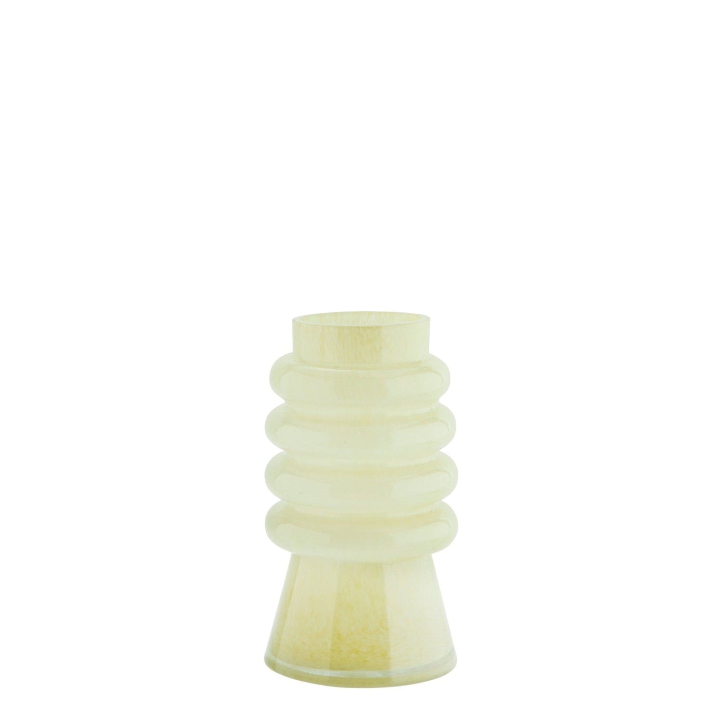 Frendorf | BloomStack – Elegante Rippblumenvaase mit erweitertem Fuß