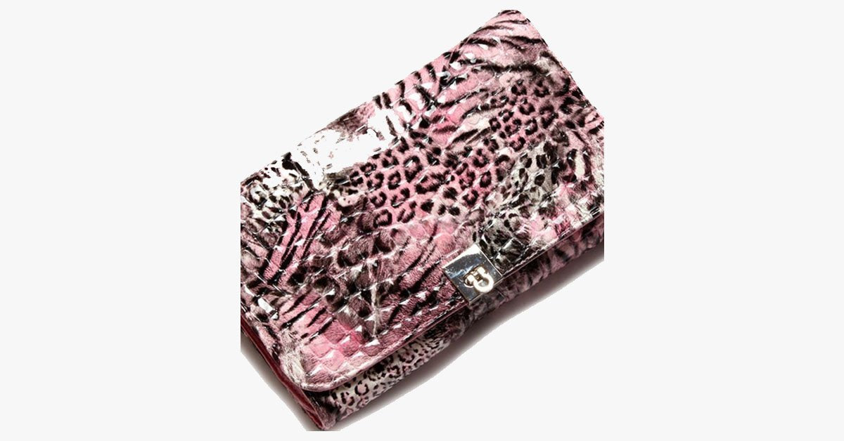 Frendorf | 24-teiliges Pink Leoparden Pinsel-Set