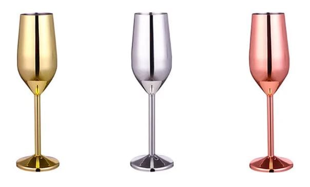 Edelstahl Weingoblet
