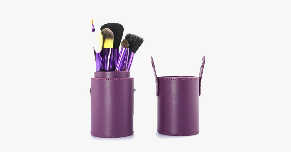 Frendorf | 12-teiliges Make-up-Set in 5 Farben – Peppe dein Make-up-Set mit lebhaften Farbtönen und professionellen Pinseln auf