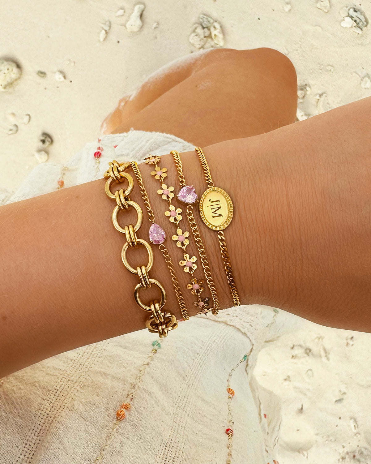 Frendorf | Herz Geburtsstein Armband