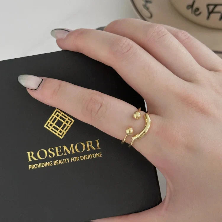 Frendorf | Smiley Verstellbarer Ring – Mila