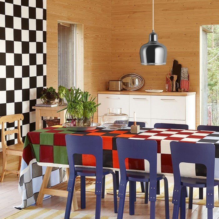 Frendorf | Beleuchten Sie Ihren Raum mit der eleganten goldenen Glockenform-Pendelleuchte